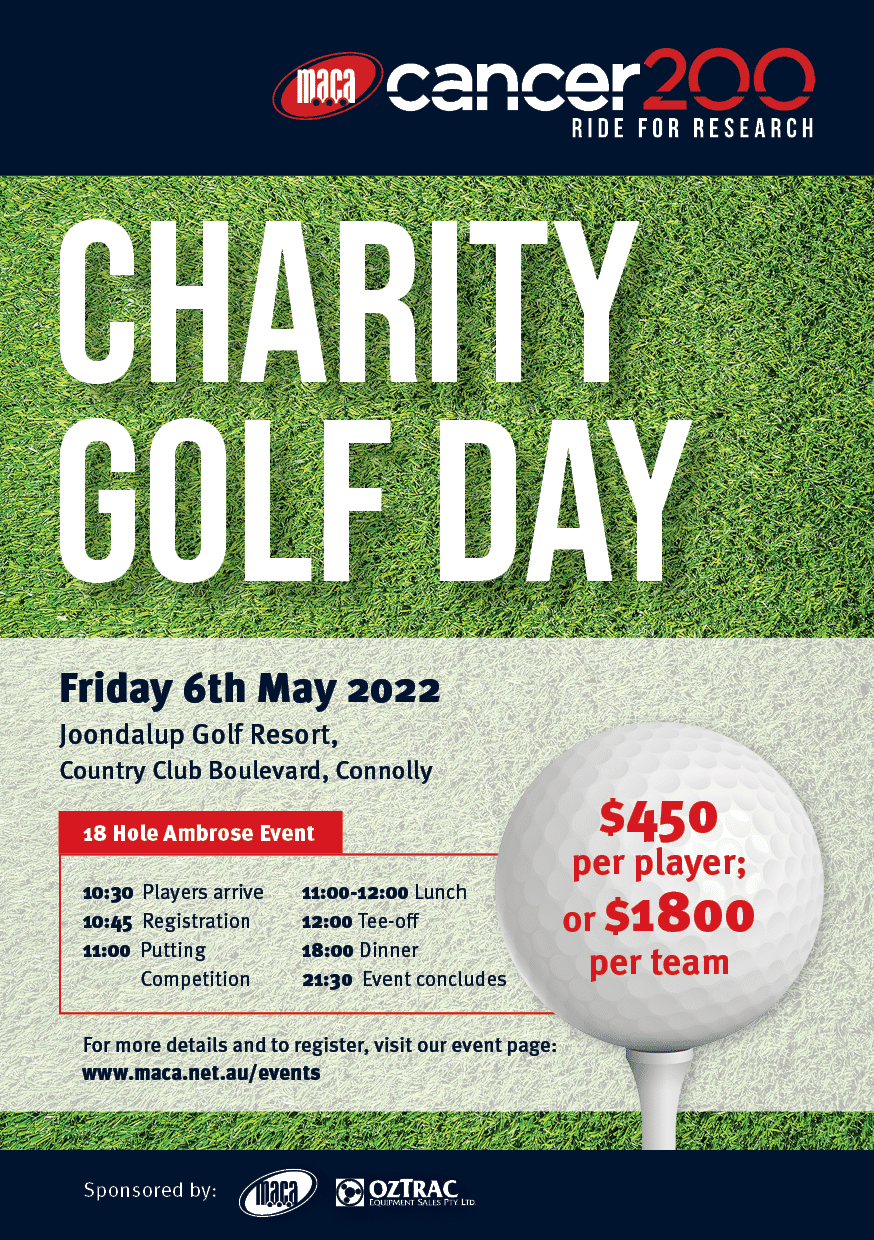 2022 MACA Cancer 200 Golf Day